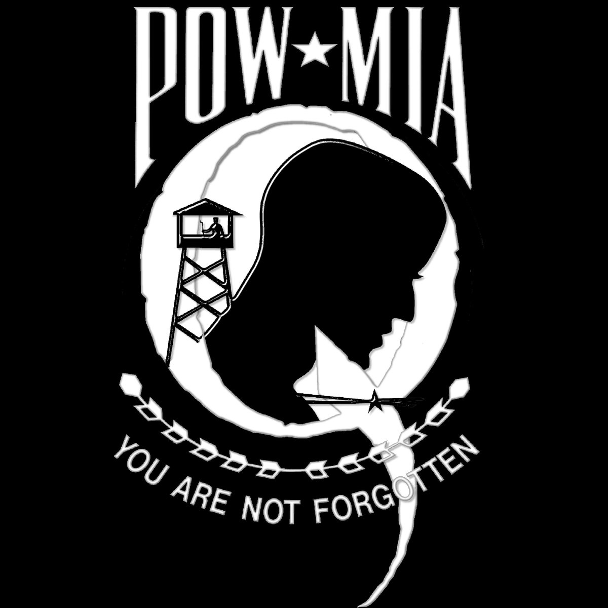 ... Proud To Be An American Q, POW-MIA Q, Nautilus shell Q, black chef's hat Q ...