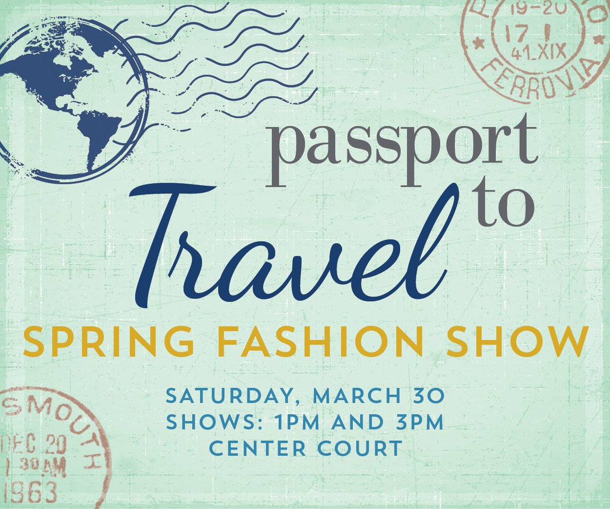 Don't forget to come see our Spring Fashion Show! Get some inspiration on your everyday looks & prom!
.
.
.
#GalleriaAtSunset #SpringFashion #PassportToTravel #OOTD #PromLooks #EverydayStyles #Fashion #Stylists #NCL #Models #Clothes #Dresses #Accessories #FashionStyle #Trendy