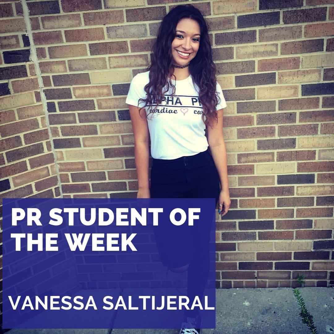 This week's #PRStudentOfTheWeek is Vanessa Saltijeral from Sugar Grove, IL.

Do you have someone in mind for the next #PRStudentOfTheWeek? Send us your nomination!

facebook.com/PantherPR/phot…