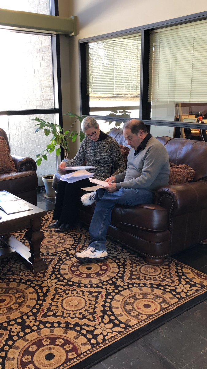 chsaaspeech's tweet photo. State Tournament Chair and Co-chair checking speeches. Are you ready? #19costatespeech https://t.co/UKMQf7bpc0