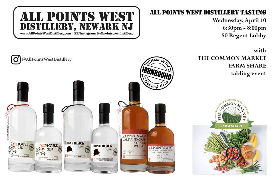 TheRegentNJ's tweet photo. Save the date, Liberty Harbor residents 🍸. This month’s tasting will take place on Wed, April 10th, from 6:30PM to 8PM in the 50 Regent Lobby. The event will feature spirits from Newark distillery, @APWdistillery. Our FB event page has more, https://t.co/utpRrrTniU https://t.co/mugu8XHy8v