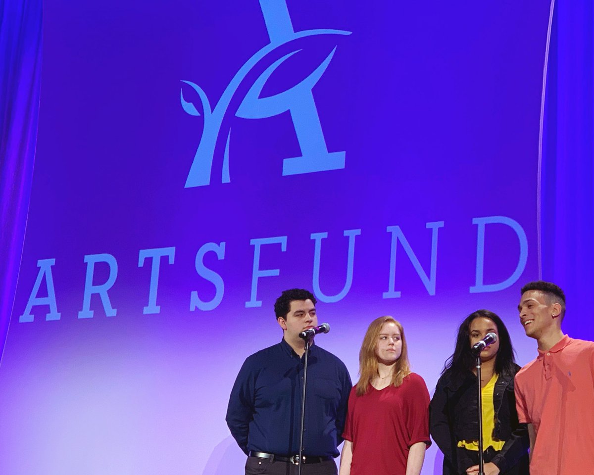 Wonderful performance by some Broadway bound @TheVillageVault performers to kick off the <a href="/ArtsFund/">ArtsFund</a> luncheon to #celebratearts