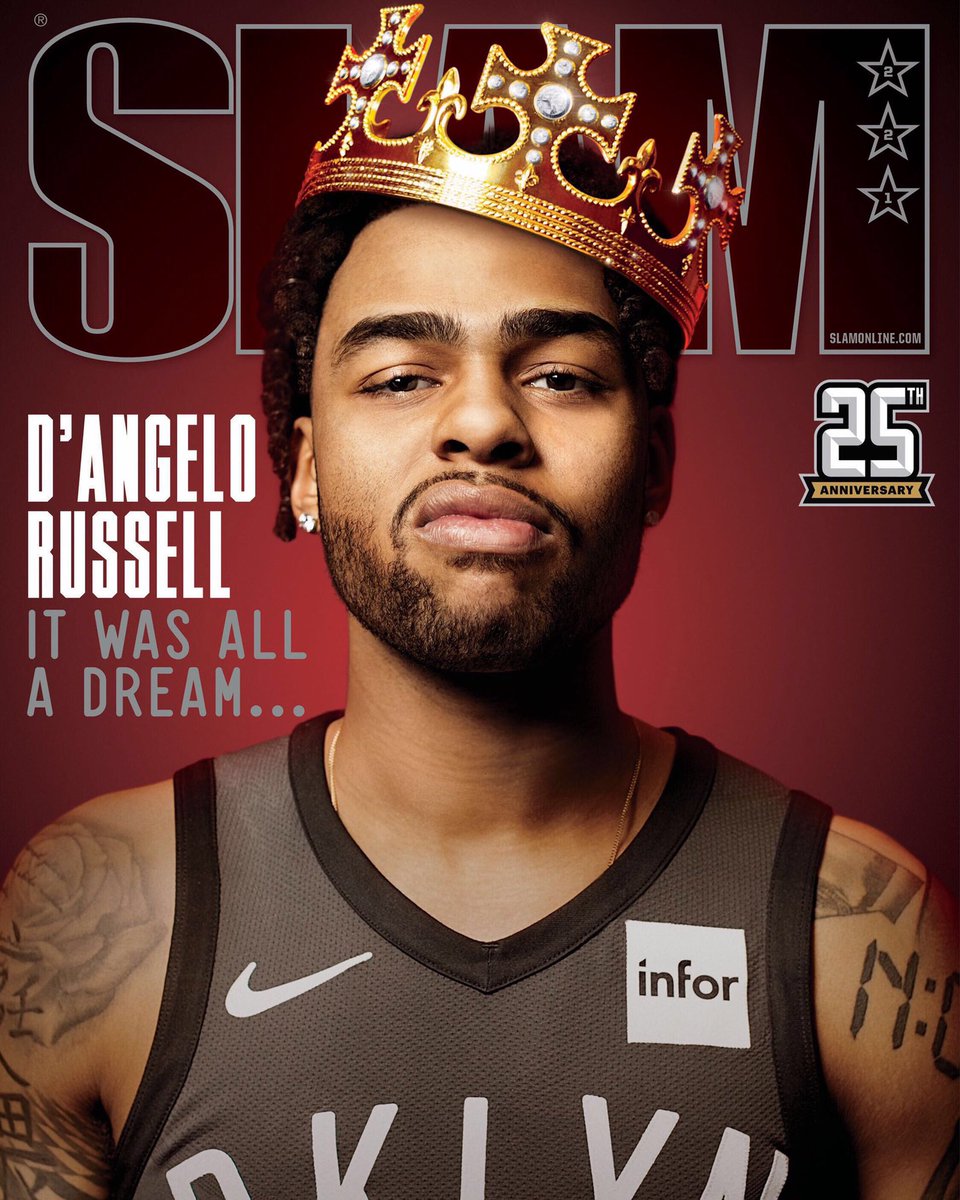 Flipboard D Angelo Russell Shares Slam Cover Prior To