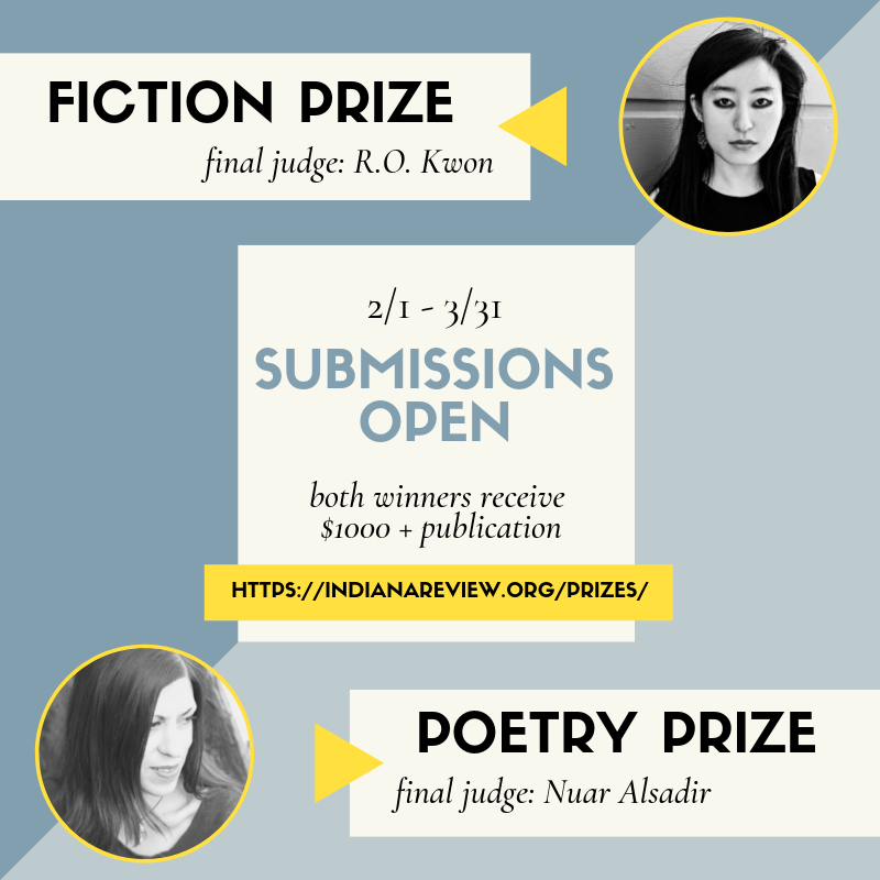IndianaReview's tweet photo. The deadline is quickly approaching for our Poetry &amp; Fiction Prizes! The submission period closes at the end of this month, March 31, and the fee is $20. Our general subs are open too! Don't miss out on an opportunity for $1000 &amp; publication! https://t.co/EUAZZ8n8Bv https://t.co/1omZ8Aspv4