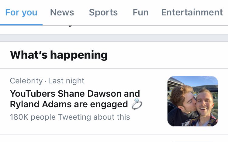 _iheartshane_'s tweet photo. is anyone else still in disbelief??? i get so freakin happy every time i think about this. 🥰🥰🥰💍💍 @shanedawson @Ryland_Adams https://t.co/VzVuXKkyYj