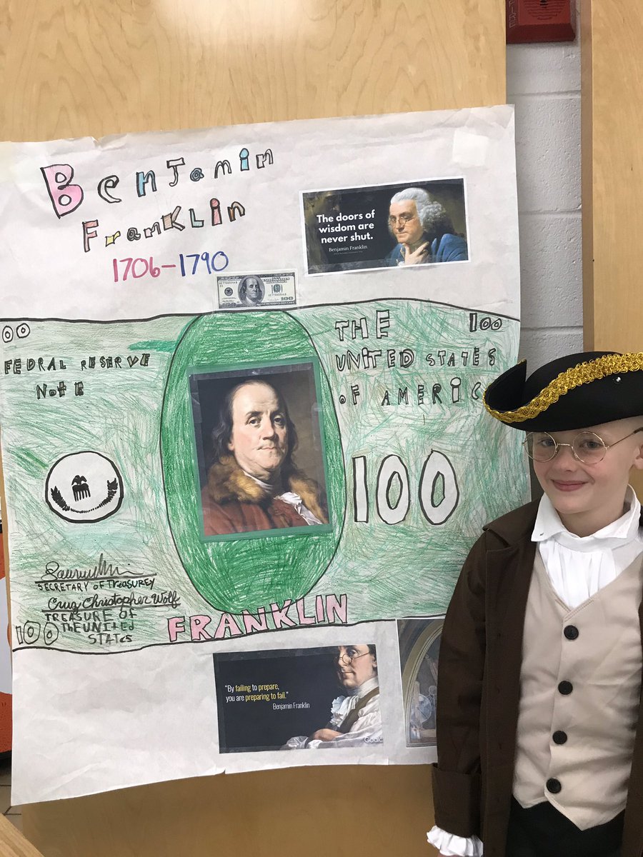 LGibson0701's tweet photo. The Living Wax Museum was a HUGE success! Research, rigor and relevance! Love when reading, writing and content connect as one! 💡🔭🔬#proudteacher @maorebaugh @AlisonReddy1 @VBContent @vblit4kids @ThreeOaksElemVB @vbschools @Bookworm2256 https://t.co/Xj9Afxu25b