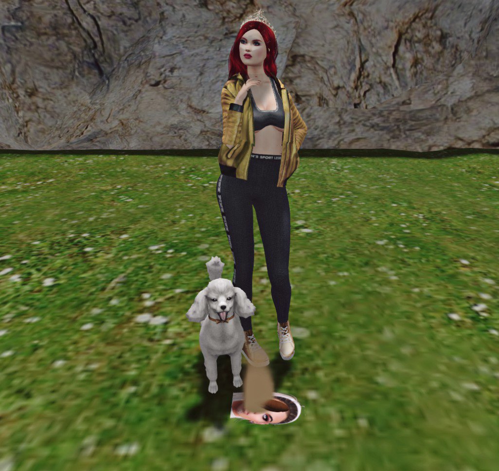 GinaRoseSL's tweet photo. Happy hump day! Took Princess Fifi for a walk today and found that she wanted to give @victorymuller a steaming hot gift...Good girl Fifi! Princess Fifi needs lots of treats now! 😘#betterthanVictory #betterthanyou #wednesdaythoughts #PrincessFifi #goodFifi #treatsforFifi https://t.co/OxL1ITkVW5