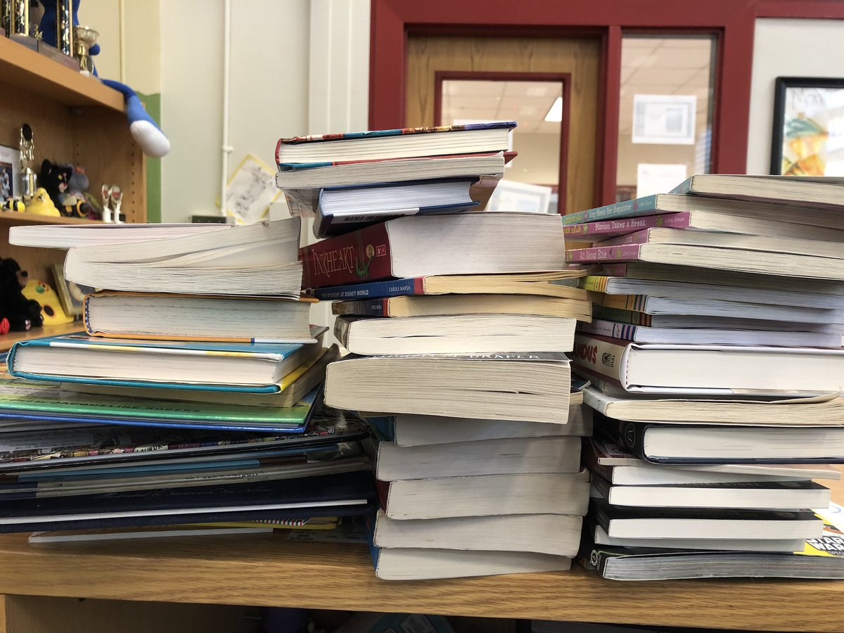 lander_library's tweet photo. Getting books ready for our Bus Book Bins! They should be ready to go next week. Thanks to everyone that donated! And what a cool idea from @MBPrimaryBooks 🚌📚#booksineveryhand #busbookbins 
@jbland100 @MsSmall2016 @MsEkpere @APSITPatrice https://t.co/i7SCD1V1eF