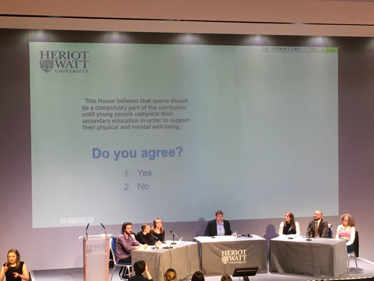 Hyndland_ML's tweet image. Impressive line up of speakers as part of #HWUMLD. 👏 
Pupils enjoyed taking part in the voting system pre and post debate - did we have a change of opinion?? @heriotwatt_soss @HeriotWattUni