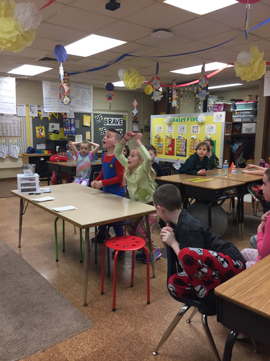 Kate_theSLP's tweet photo. I got to witness the capital madness excitement happening in second grade today! #surrarrerstrong #scsstrongtogether #wearestrongsville https://t.co/DTIUuzOw99