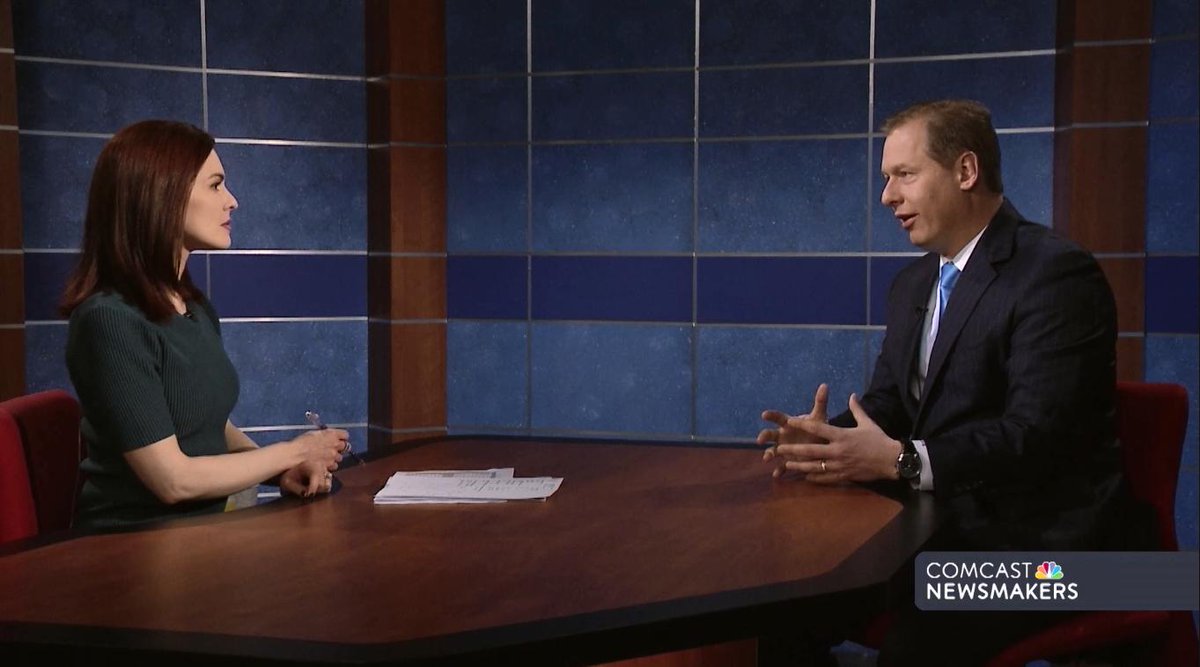 HolmdelTwp's tweet photo. WATCH: Mayor Eric Hinds sat down with @ComcastNewsmkrs host @hornerjill to discuss the history, ongoing development and future of @BellWorksNJ, the two million-square foot metroburb in the heart of Holmdel. Head inside to watch the interview: https://t.co/q35XOdAUBQ https://t.co/bKyYcLkWtX