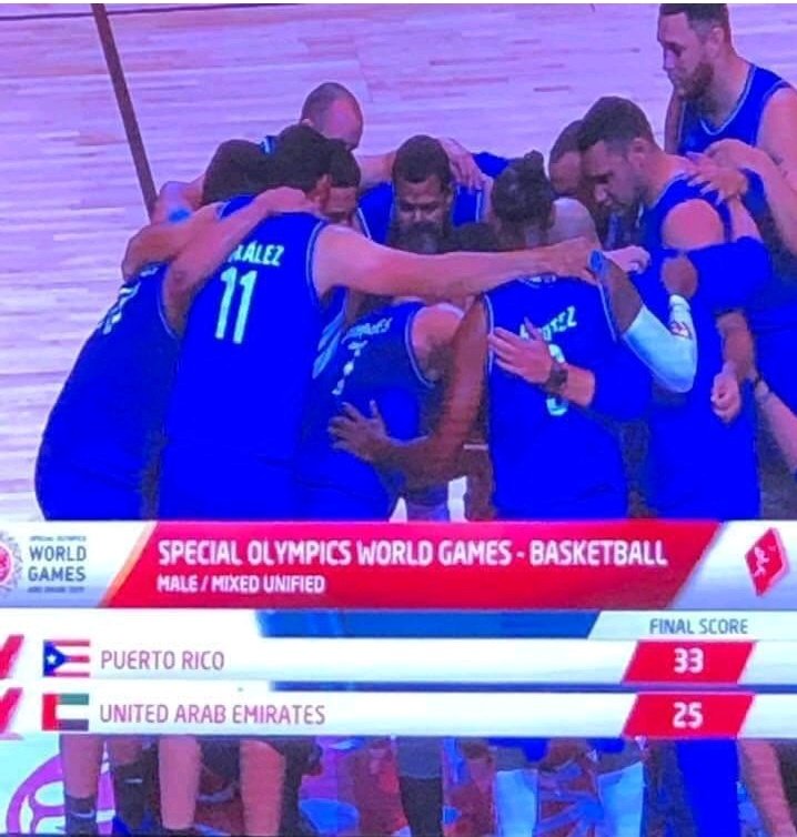 Wait! Paren lo que estén haciendo!!

Medalla de oro para PUERTO RICO!! 🇵🇷🏆🏅

Puerto Rico gana la medalla de ORO en Baloncesto, en los Juegos Mundiales de Olimpiadas Especiales que se lleva a cabo en Abu Dabi, al superar al equipo anfitrión de los Emiratos Árabes.

#Coquí