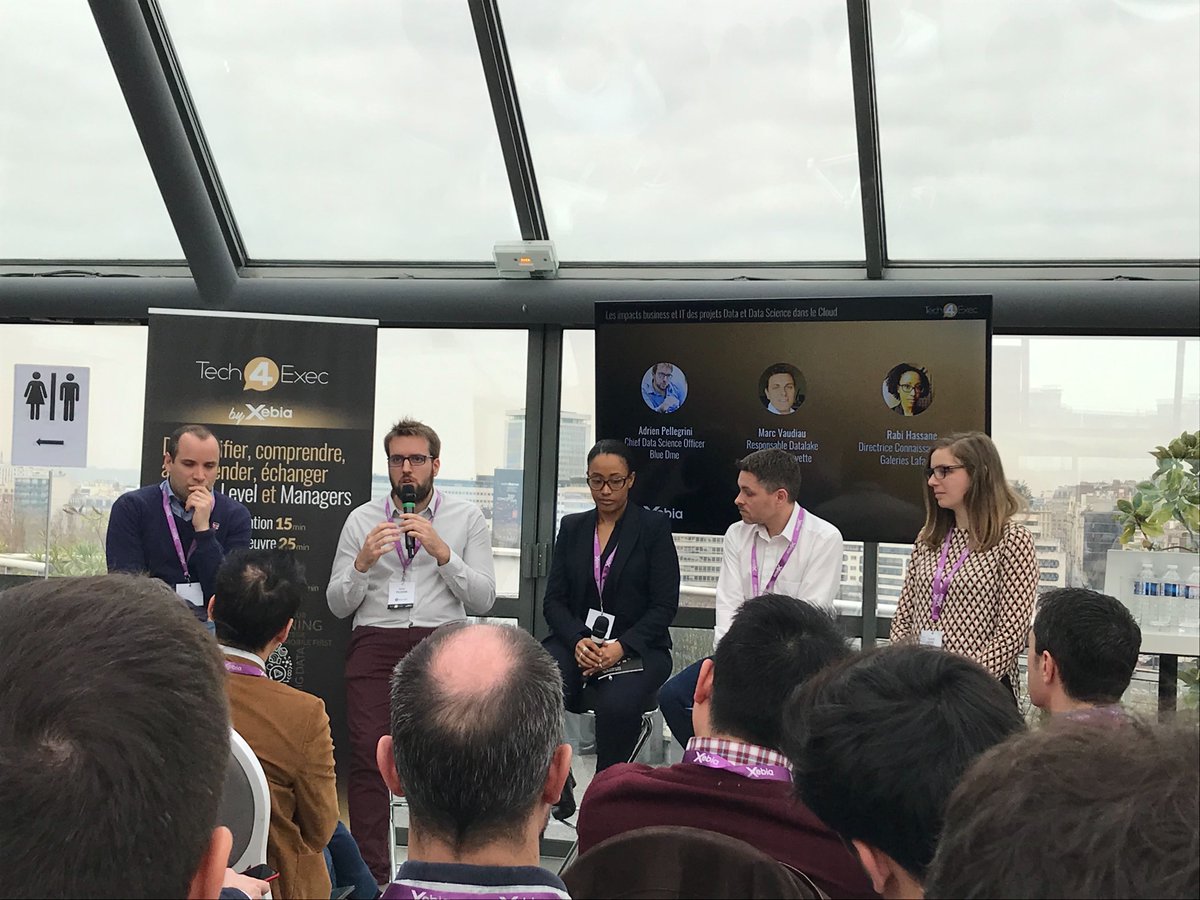 Blue_DME's tweet photo. Today at #Tech4exec event @AAAPgr was part of one of the round tables with @Galeries_Laf and @PubSapientFR. The topic was "The business and IT impacts of Data and Data Science projects in the Cloud". Thanks to all the participants for coming! https://t.co/iMQ7ErW3gL