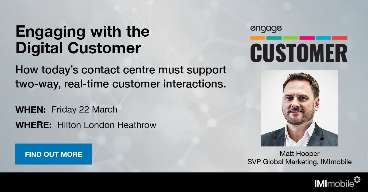webex_cpaas's tweet photo. We are taking part in the @EngageCustomer Focus Groups this week to provide key insights for businesses to optimise their contact centre efficiency and improve #CX. For more information: https://t.co/vFzZXpON41
#engagecustomer #focusgroup #contactcentre #customercommunications https://t.co/pWVkXgAJax
