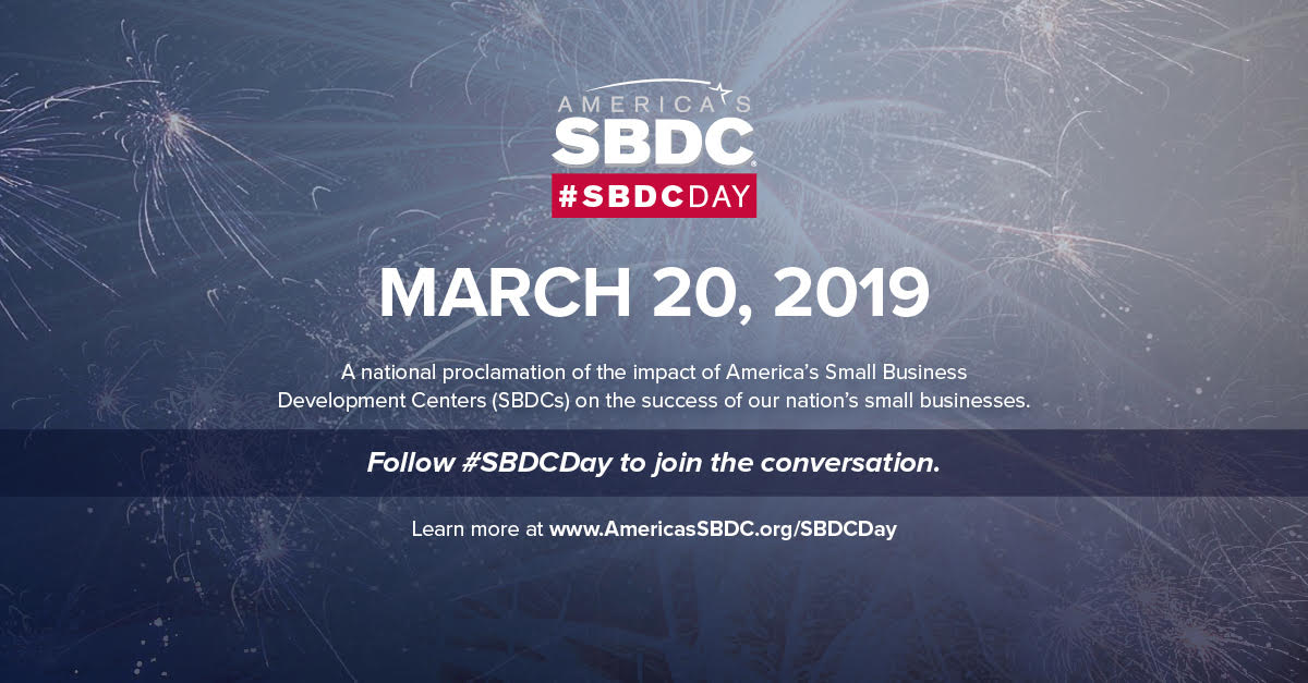 It's the 3rd annual national #SBDCDay! Want to get a loan, grow your sales, or simply get started with your business idea? Call on your nearest SB(T)DC. asbtdc.org