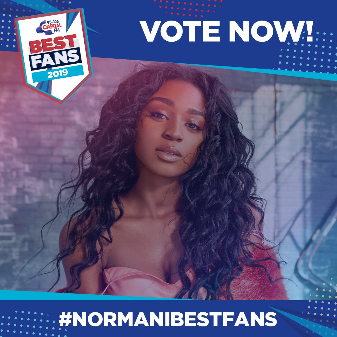 CapitalOfficial's tweet photo. Does @Normani have the Best Fans? Vote for Normani on Instagram - screenshot this pic and post it on your Instagram with #NormaniBestFans 📸🙌 

Capital's Best Fans 2019 closes Wednesday 27th March 🤞🎤 Full details 👉 https://t.co/eYHcFtP3QN https://t.co/XZnxV96o9z