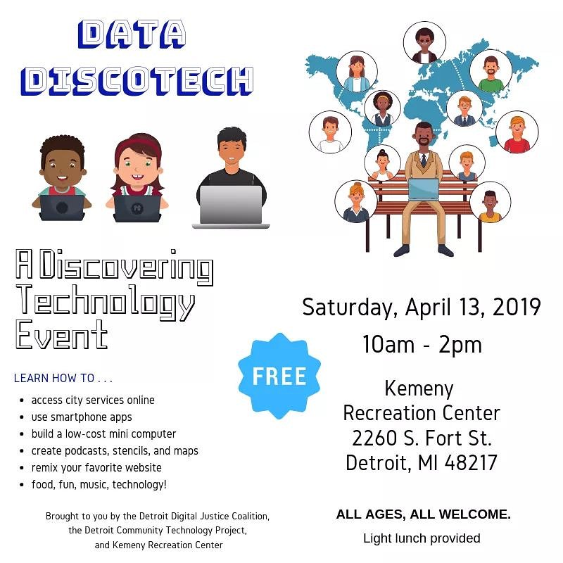 DetCommTech's tweet photo. We look forward to seeing you at our first #DataDiscoTech of the year!! https://t.co/R60Y5Fsikr