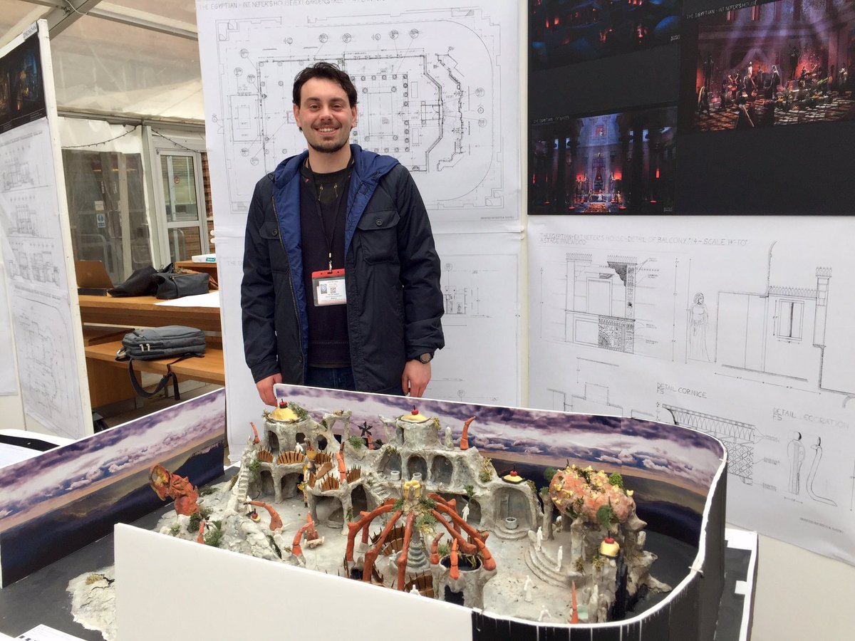 NFTSFilmTV's tweet photo. Thanks to all the industry guests who have stopped by to see the NFTS #ProductionDesign MA grad showcase at #LeavesdenStudios today - looking forward to day 2 and 3 @PinewoodStudios and #sheppertonstudios! #nftsgradshow sponsored by @NetflixUK https://t.co/Qy65dSZWMb