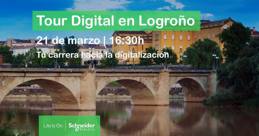 SchneiderES's tweet photo. ¡Si estás en #Logroño no te puedes perder mañana nuestro #TourDigital! Suma kilómetros para nuestra #MaratónDigital 🏃🏻participando en nuestros talleres. Regístrate ahora:  https://t.co/8bvC3zq4eY https://t.co/tzicWOeuDw