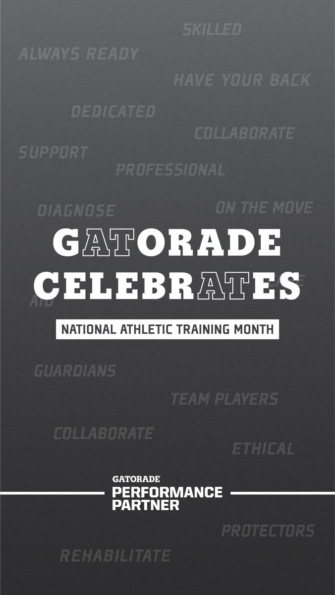 GPPartner's tweet photo. 📱#WallpaperWednesday: National Athletic Training Month Edition. 

1️⃣Save your favorite
2️⃣Set as wallpaper
3️⃣ Show it off 
#ATsAreHealthCare https://t.co/9aFAYPKzBq