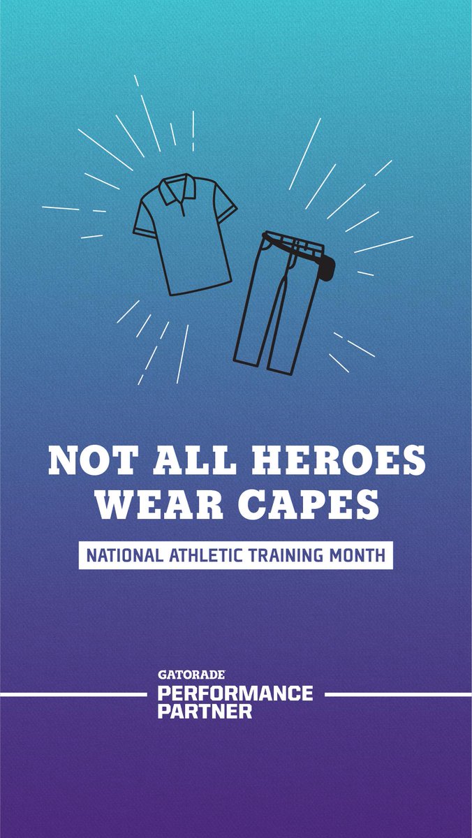 GPPartner's tweet photo. 📱#WallpaperWednesday: National Athletic Training Month Edition. 

1️⃣Save your favorite
2️⃣Set as wallpaper
3️⃣ Show it off 
#ATsAreHealthCare https://t.co/9aFAYPKzBq