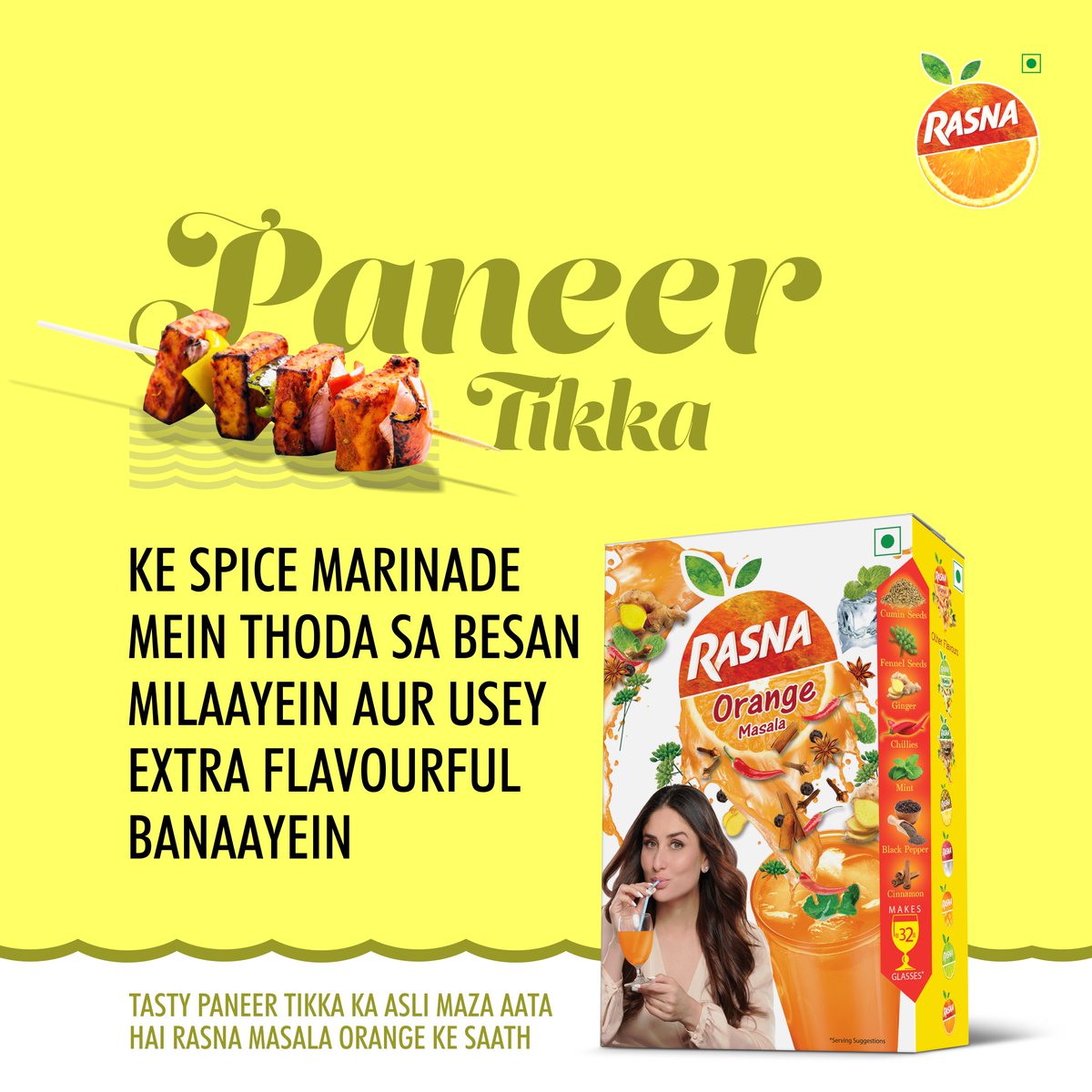 Rasna_House's tweet photo. Desi snacks ka asli maza aata hai #Rasna ke saath.
Kareena Kapoor Khan ki tasty tips khaana banaante waqt apnaayein aur khaane ko zyada tasty banaayein!
#RasnaInternational #ILoveYouRasna #TastyTips #Kareena #KareenaKapoorKhan #KareenaKapoor #DesiSnacks #Flavours #Receipes https://t.co/9Hcy8FVHBH