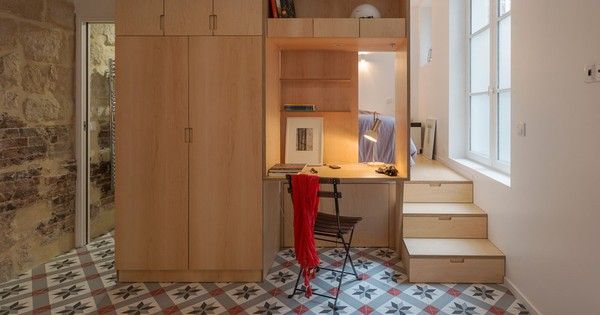 kimberleymok's tweet image. Underground slurry pit converted into hidden cinema in 258 sq. ft. Parisian studio buff.ly/2TUDNHI #smallspaces #microhomes