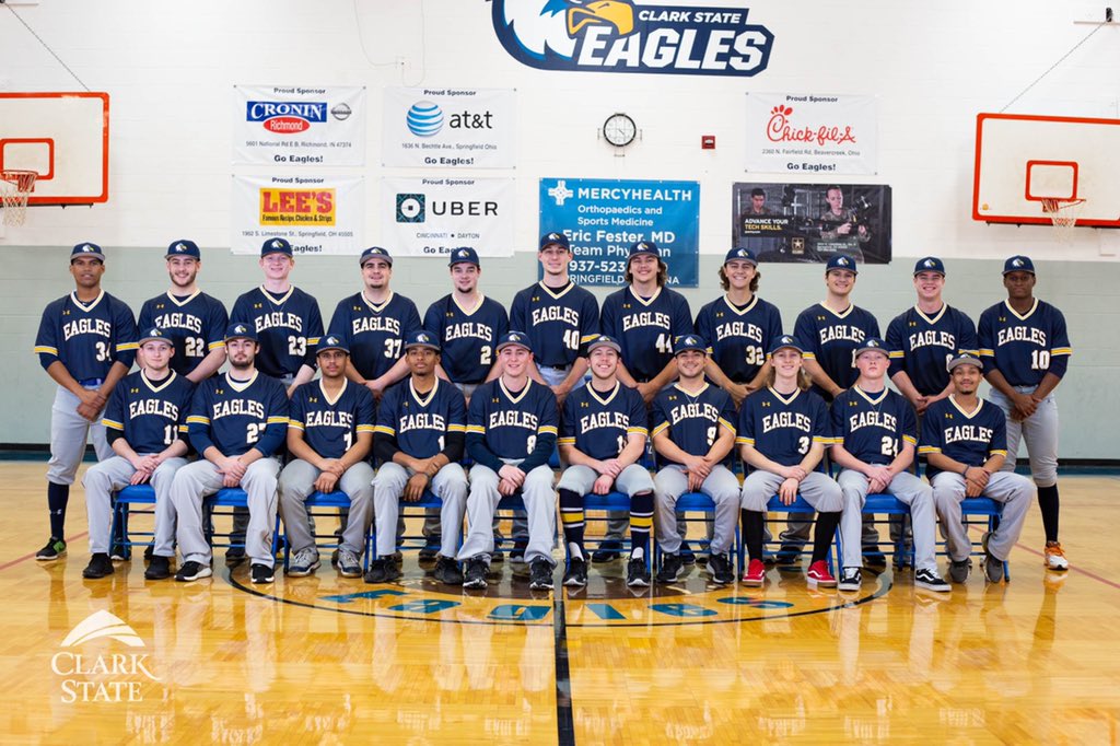Our Eagles are back in action today. 

⚾️GAMEDAY⚾️
🆚  <a href="/UCC_Athletics/">UCClermont Athletics</a> Baseball 
📅 Today, March 17
🏟 West Chester Baseball Complex
📍West Chester, OH
🕰 2 pm - 9 inning game 
#WeAreClarkState #GoEagles 🦅