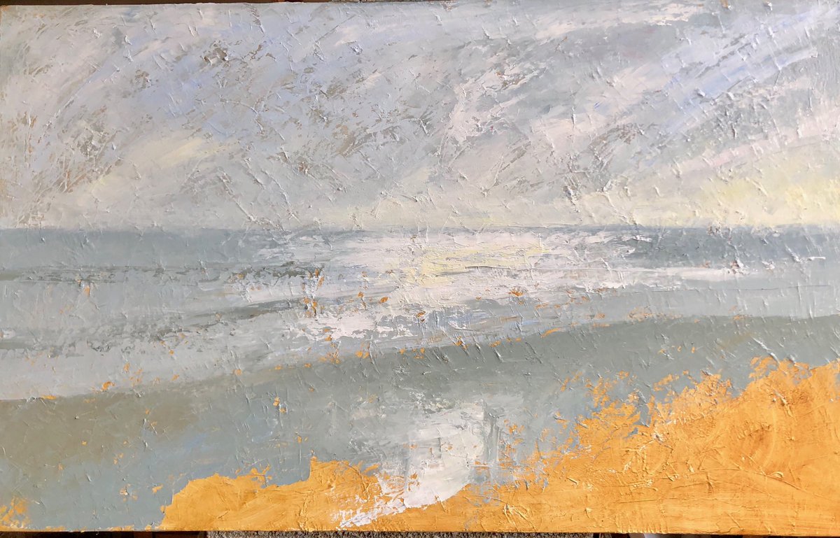 staithesartist's tweet photo. #wip #capturinglight #sun #sea #northsea https://t.co/gm4eqiNgqf