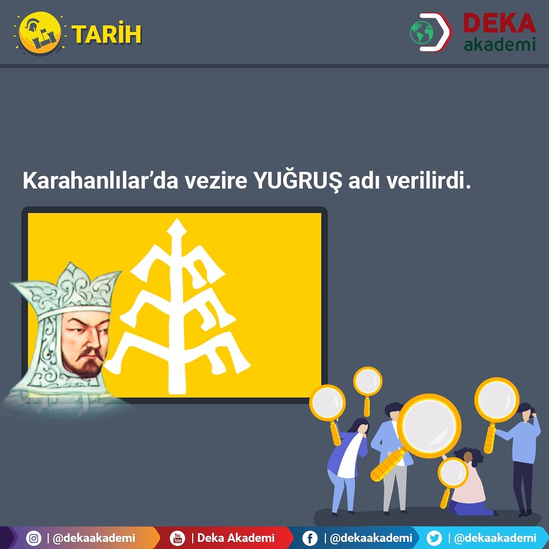 dekaakademi's tweet photo. Tarih konularında önemle bilmeniz gereken bir detay da Karahanlılar'da vezire Yuğruş adının verilmesidir.
#kpss2019 #dekaakademi #yks2019 #genelyetenek #genelkultur #eskisehir #osym #bilginizolsun #pratikbilgiler #bilgi #not #tarih #tarihnotlari #kpsstarih #tyt #ayt #lys #kpss https://t.co/Htg2YUHhPM