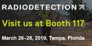 RDLocatorsUSA's tweet photo. Radiodetection will be exhibiting at CGA Expo next week in Tampa, FL. We hope to see you there! #CGAExpo19 https://t.co/F4mSVqYRHf