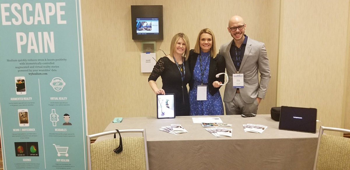 InvestMidwest's tweet photo. The team at StoryUp with their product, Healium, is ready to meet everyone at the 20th annual Invest Midwest in Kansas City. #InvestMidwest https://t.co/8bU1aks73q
