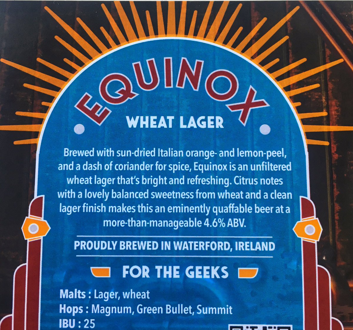 It’s the #SpringEquinox so we’re giving out tasters of Equinox to the first 30 in the door and of course we had to make it the #BOTD. Bar open at 5pm #foronedayonly