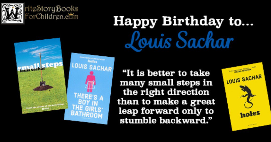 It\s time for our second celebration of the day as we wish Louis Sachar a very happy birthday! 