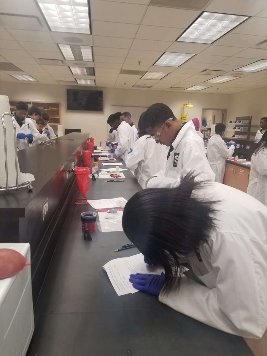 mauro_science's tweet photo. 8th grade STEM students designing their own investigations to test the rate of CO2 dissolving @tuSTEMcenter #AACPSAwesome #aacpsstem https://t.co/5P4KcIAbc4