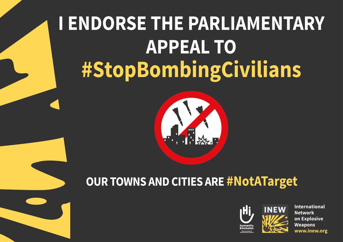 HI_belgium's tweet photo. Last year @HI_Advocacy worked with hundreds of Parliamentarians to support #StopBombingCivilians campaign. This year, with @explosiveweapon we ask them to endorse Internat Parliamentary Appeal to protect civilians from #explosiveweapons #WeAreCivilians https://t.co/0cHBBDnjhn https://t.co/oYm4hJW2QI