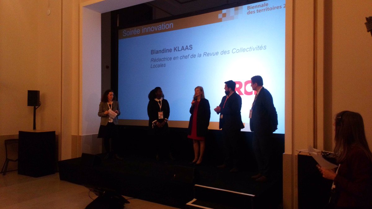 #BDT19 #CollTerr RCL a participé à la soirée innovation de la biennale des territoires <a href="/CeremaCom/">Cerema</a> @BiennaleCerema