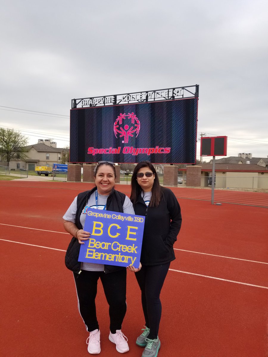 Let's go Bearcreek!! Special Olympics 2019 #teambce #WeAreGCISD