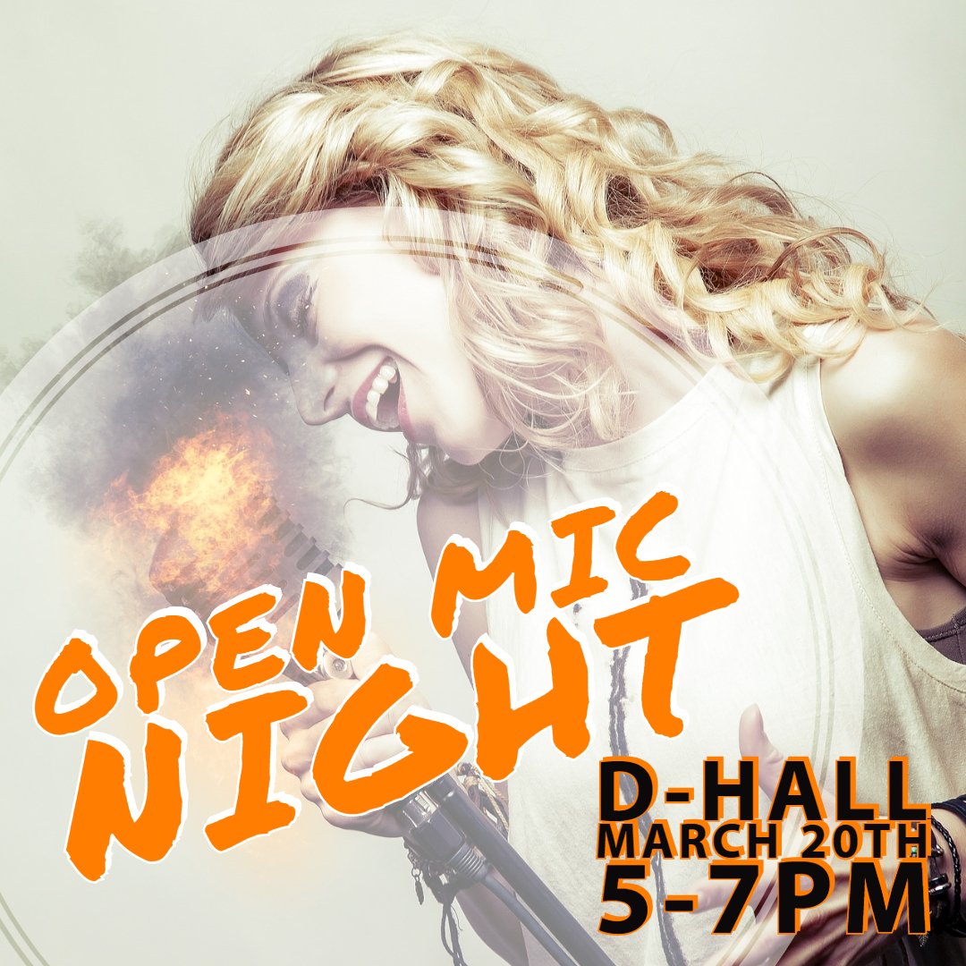 PC_EATS's tweet image. What do you have when you mix Wing Night with Open Mic Night? ...
Both happening at D-Hall tonight at 5pm. 3/20/19