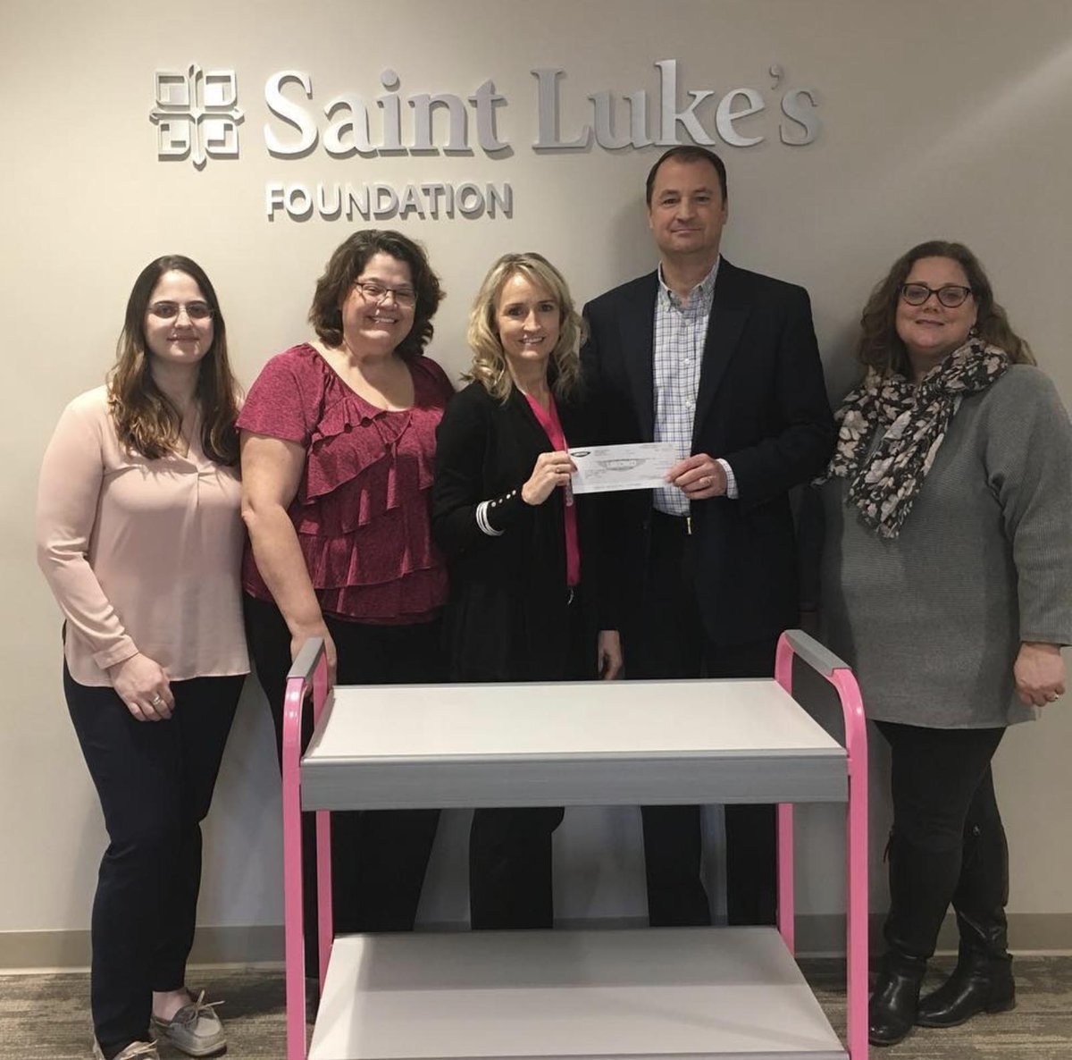 Labconco's tweet photo. Personal best. More #FreeMammograms donated than ever before, sponsored by #Labconco through the #StLukesFoundation. We have so many people to thank.  https://t.co/Dui3KnjJp6 https://t.co/53WzBGj0WL