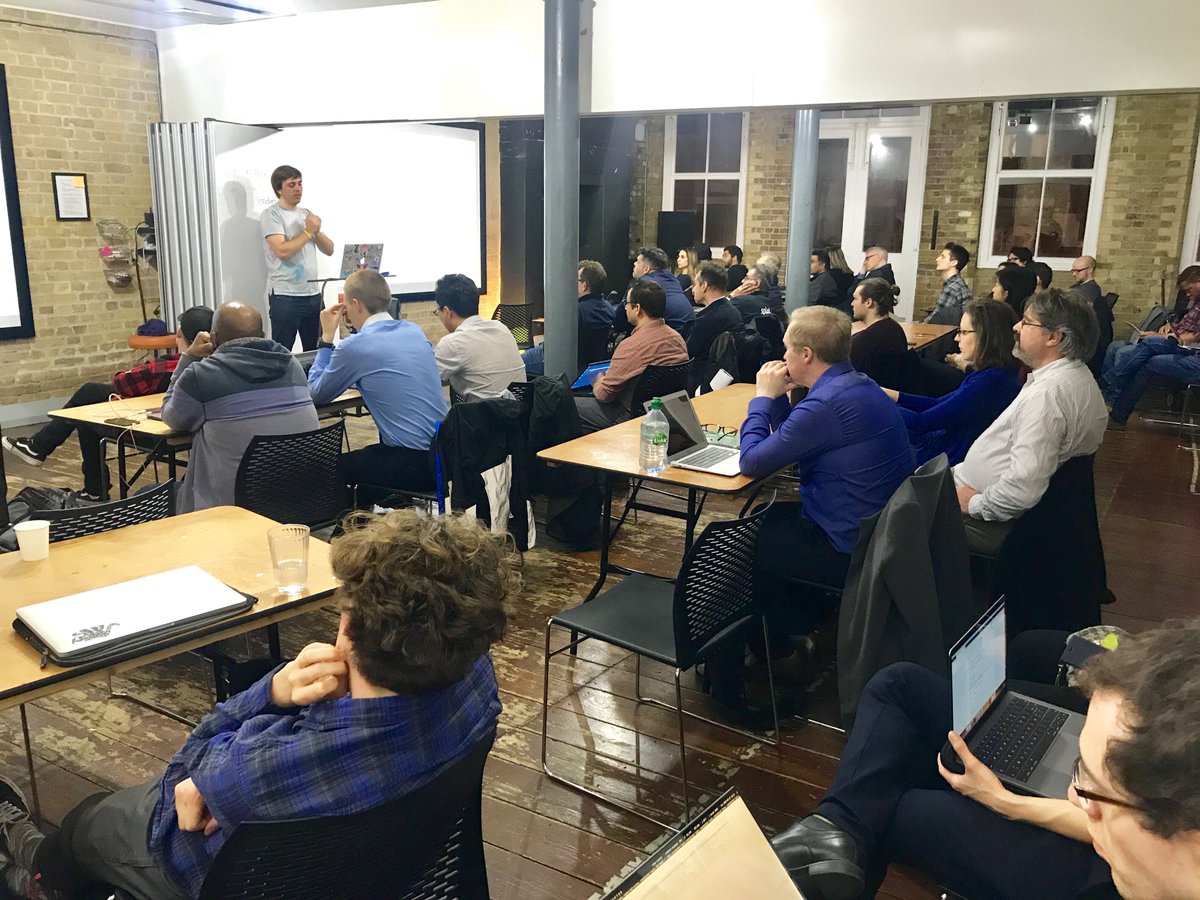 LearnMachineLe2's tweet image. Thank you to everyone who came to the third Learn #MachineLearning meetup last night. Thank you to @makersacademy for hosting. Thank you to Laurence from @comparemkttech and Hayley for speaking.