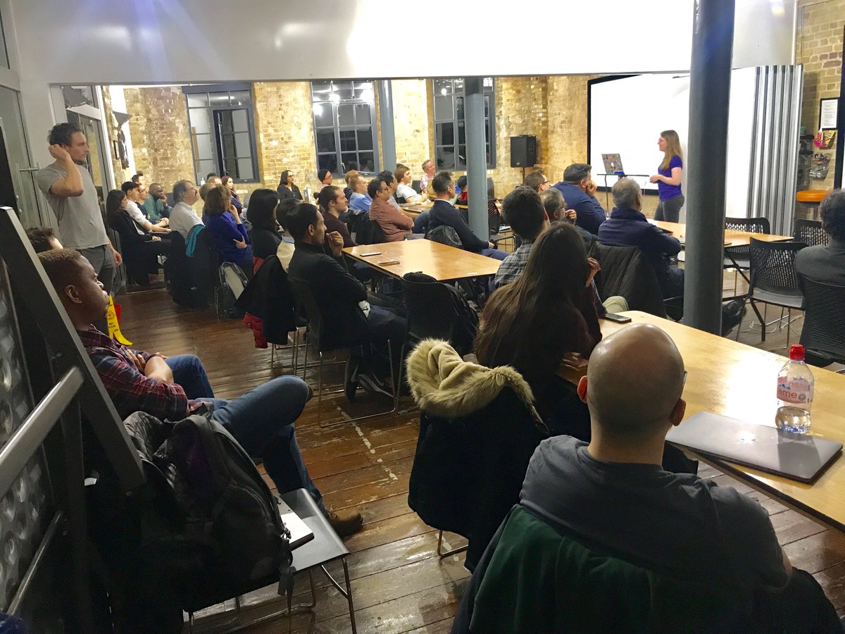 LearnMachineLe2's tweet image. Thank you to everyone who came to the third Learn #MachineLearning meetup last night. Thank you to @makersacademy for hosting. Thank you to Laurence from @comparemkttech and Hayley for speaking.
