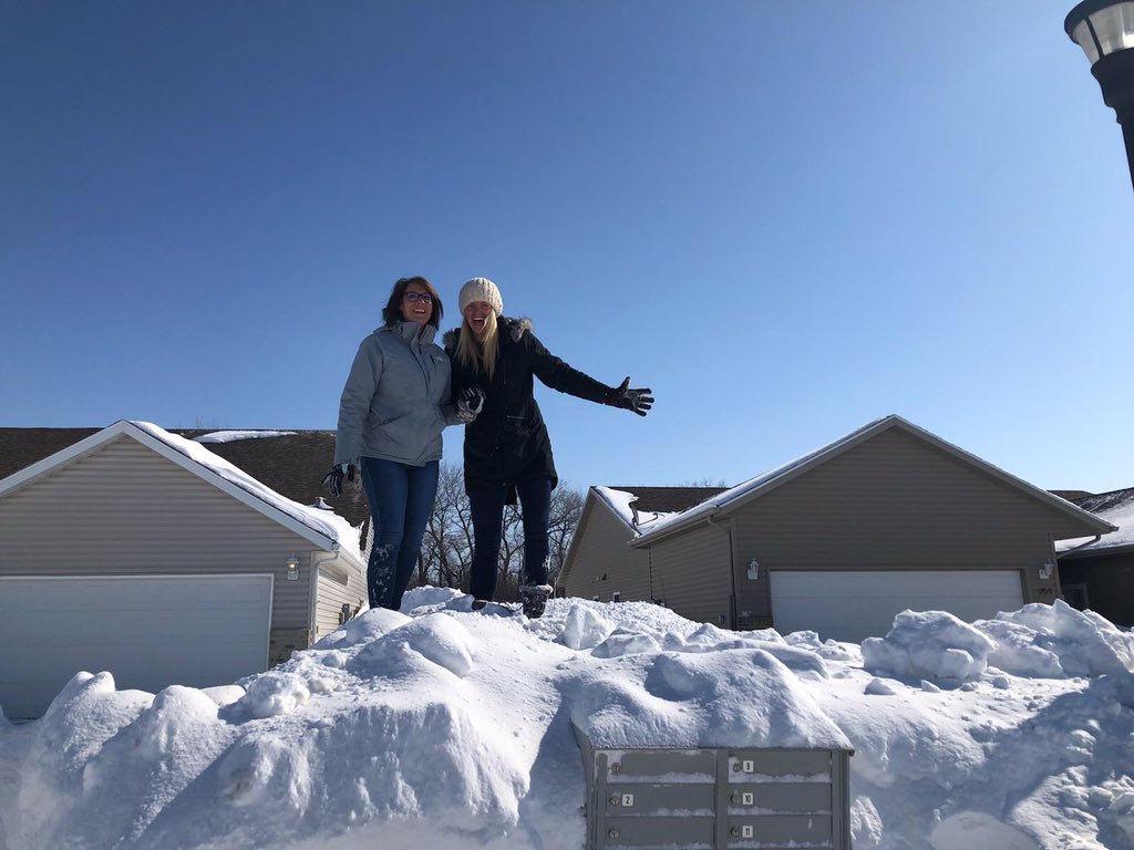RRHSFHolly's tweet photo. Goodbye winter!! We welcome #spring  with the hopeful last snow shovel and the ability to climb these mini mountains!! What’s your first day of spring activity @RRHSFJana @RRHSF1979 @RRHSFMegan? https://t.co/IJ35jqWvum