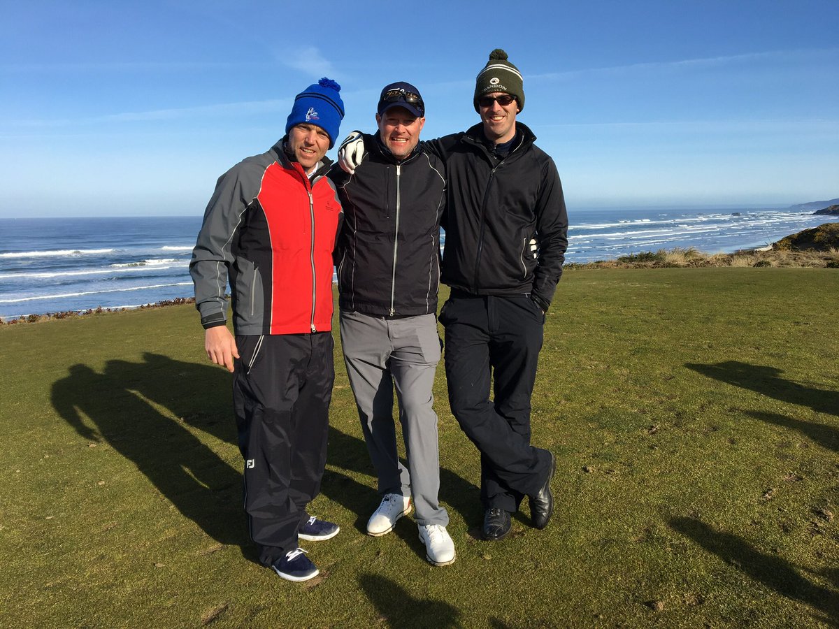 monaghangolf's tweet photo. A great few days @BandonDunesGolf with @Drewmanji74 and @MichaelJMHatch. Lots of laughs and perfect 9.5 weather. Thanks to @GolfShoeBandon @k_kcgonzo25 for a memorable trip. We shall return! https://t.co/5tebj0FtpR