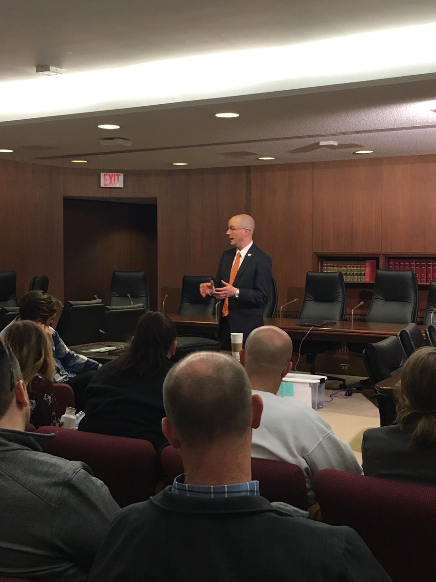 Good morning,  Hutchinson Chamber leadership class!  Bentley Graves gives an update on transportation.