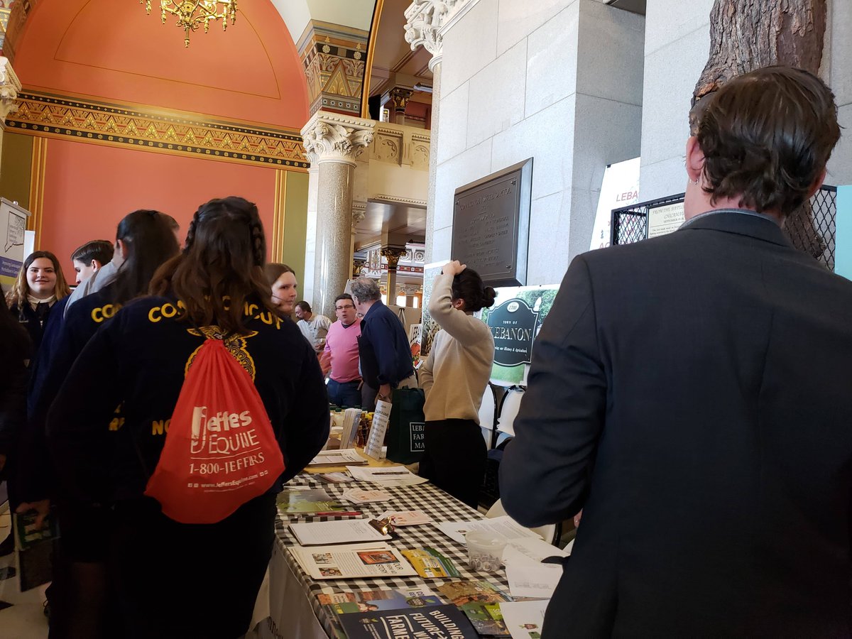 CTLegInternship's tweet photo. National Ag Day is observed annually. This day is a day for all to recognize and celebrate the abundance provided by agriculture across the United States. American agriculture plays a very critical economic and food security role in our country. #NationalAgDay #HappySpring https://t.co/FJjOTuTkf0