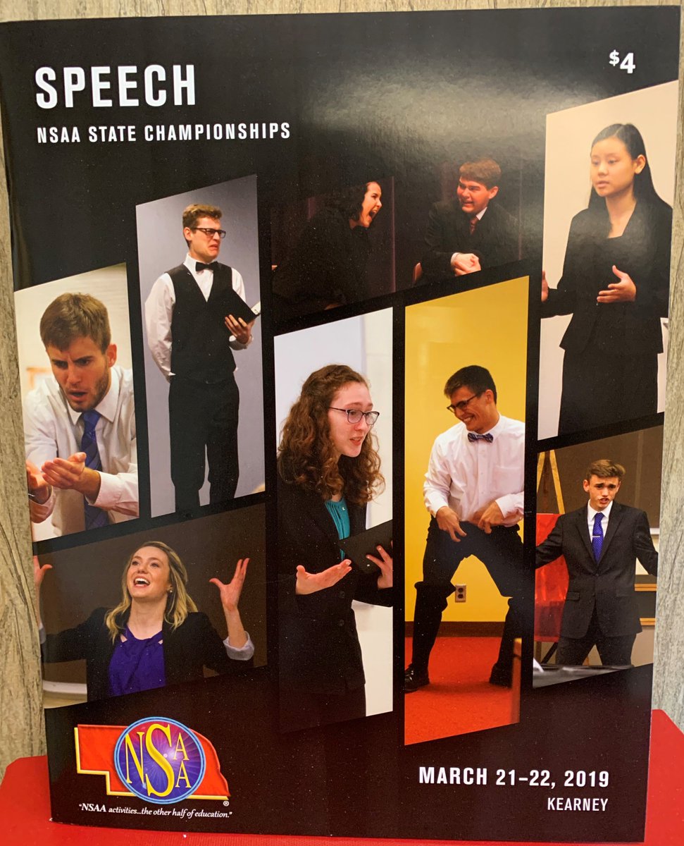 Good luck to all of the students competing in the NSAA State Speech Championships March 21-22!