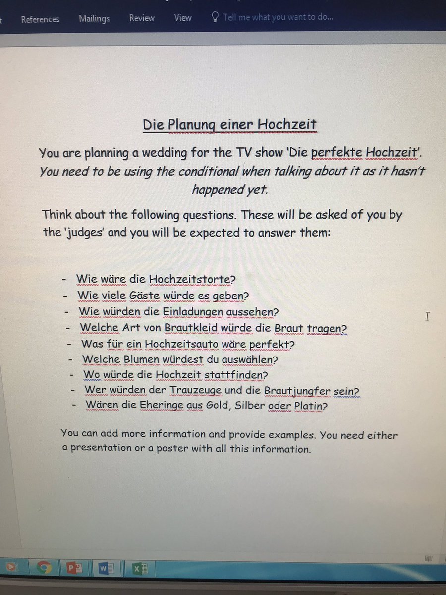 KingsmacGerman's tweet photo. Year 10 ferociously planning their “perfekte Hochzeit“. They are practising the conditional and key vocabulary whilst working collaboratively to design the best wedding! 👰 🎩 💒 #MFLTwitterati #creativelanguagelearning #deutschlernen #dieperfektehochzeit #konkurrenzfähig https://t.co/nbA0F1tJGe