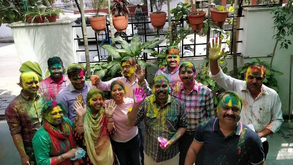 Community_Lab's tweet photo. #Holi2019 celebrations have begun at CEL. 

How are you celebrating Holi this year? Feel free to tag us. https://t.co/jg6nhLBNWi