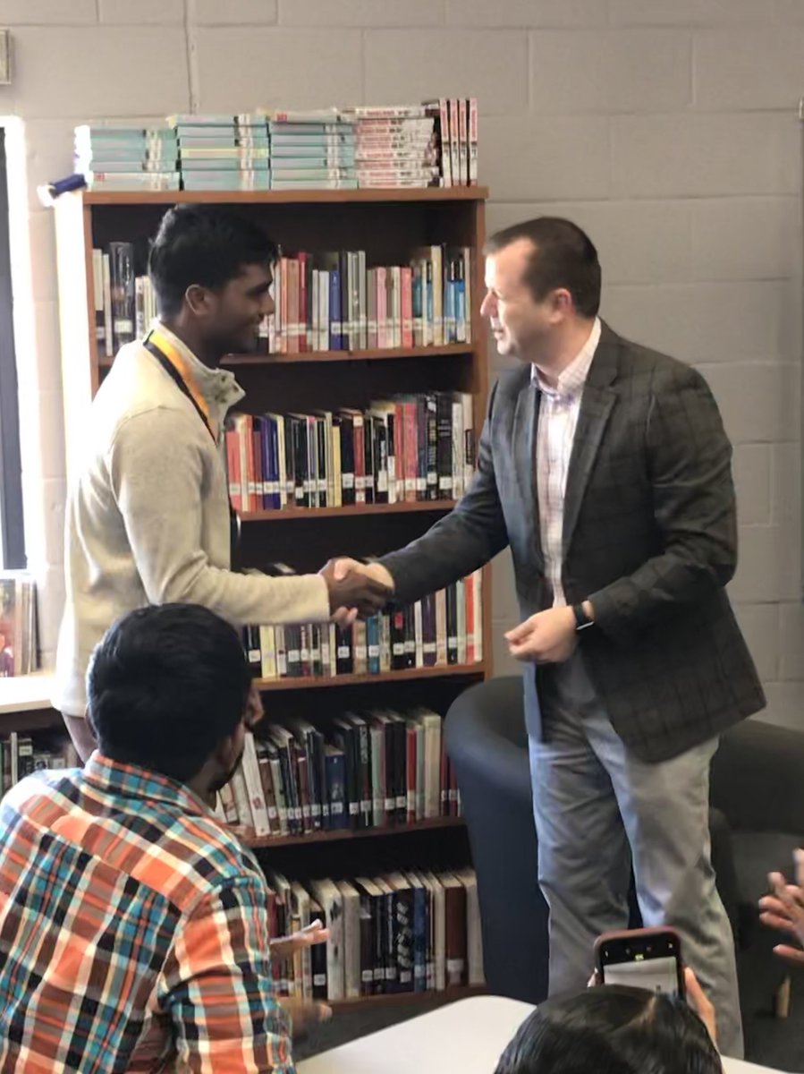 SouthForsythHS's tweet photo. Senior Anish Bikmal was awarded the State of Georgia Prudential Spirit of Community today by Prudential Financial Advisor Tim Thornberry.  Congratulations and best of luck at the national level!  @FCSchoolsGA #southstrong https://t.co/iqlILbSw3M